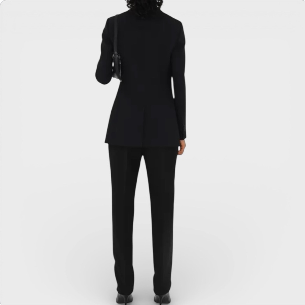 BURBERRY 
Burberry London Black Wool Blend
Tailored Trousers - Picture 6 of 15